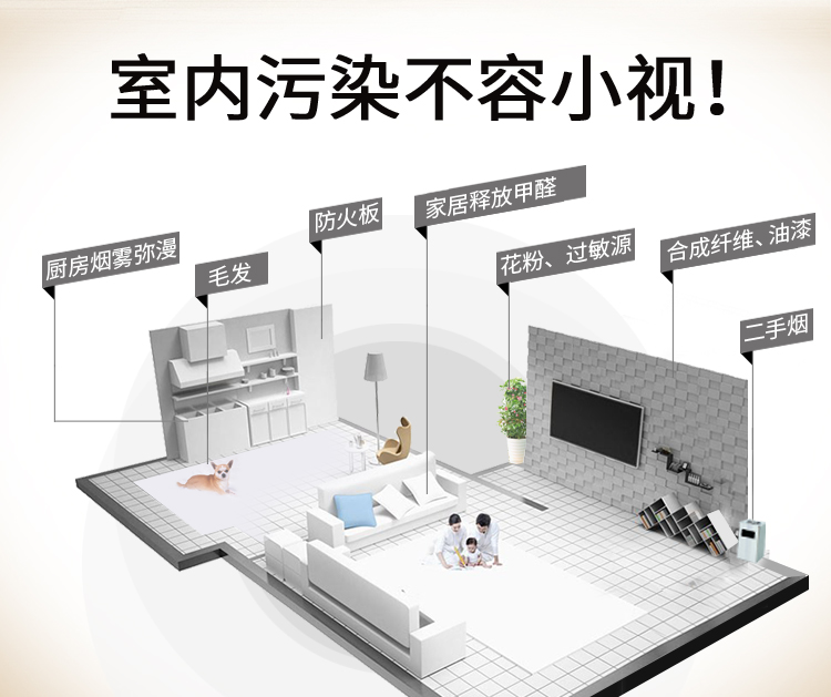 西屋(Westinghouse)空气净化器家用 除甲醛雾霾PM2.5 AP-739-京东