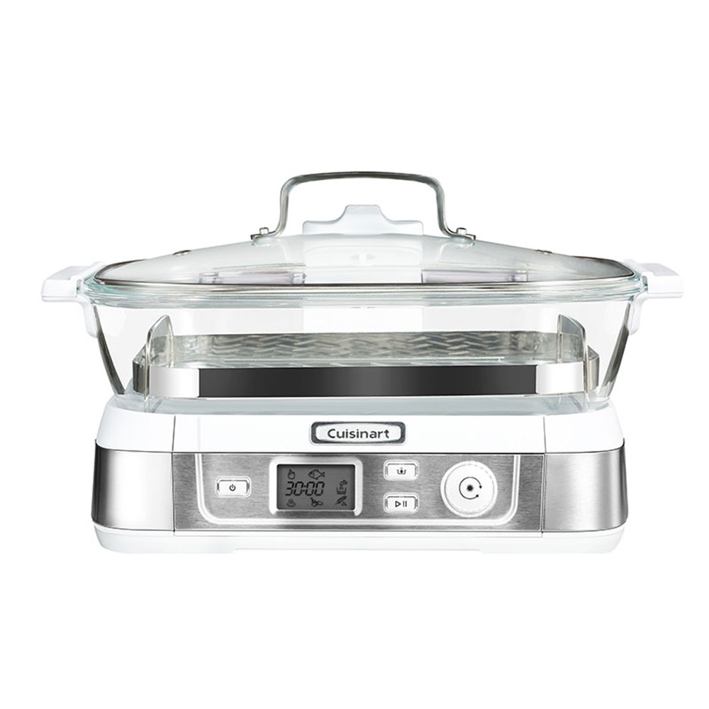 cuisinart美膳雅玻璃电蒸锅 stm-8000wcn